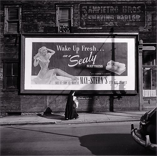 (Signs: Nun and Billboard)