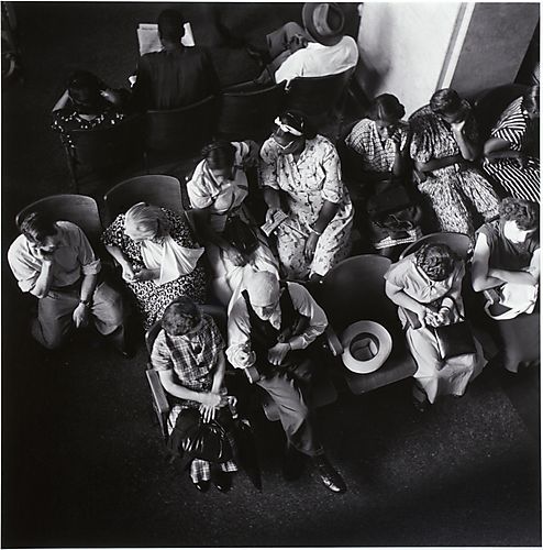 (Health Care: Waiting Room at Montefiore Hospital)