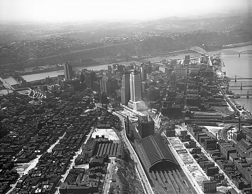 Aerial View of Downtown