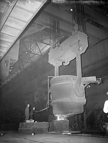 Pouring into Molds