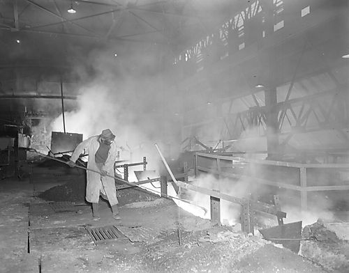 Carrie Furnace Tapping