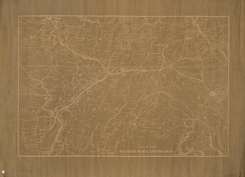Western Maryland Railroad Map