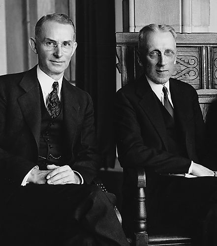 Chancellors Rufus Fitzgerald and John G. Bowman