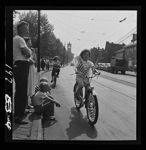 Girl on Bike on Penn Avenue