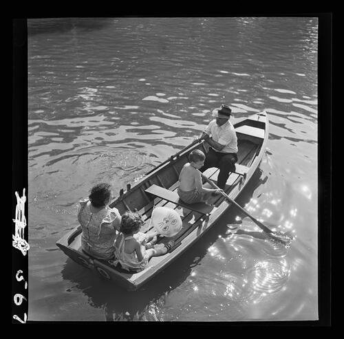 Solomon Family in Row Boat