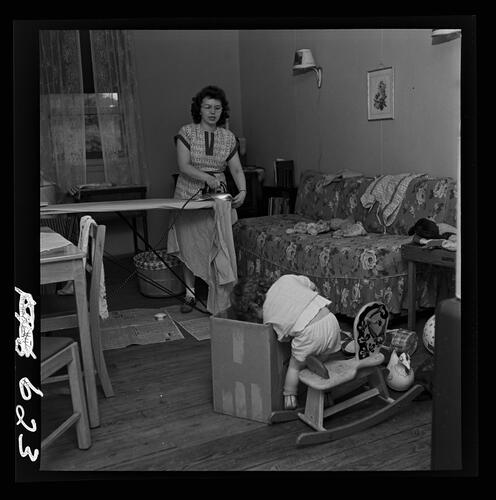 Woman and Child at Home