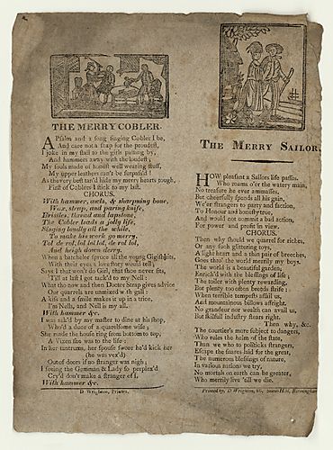 Merry cobler. The Merry Sailor.