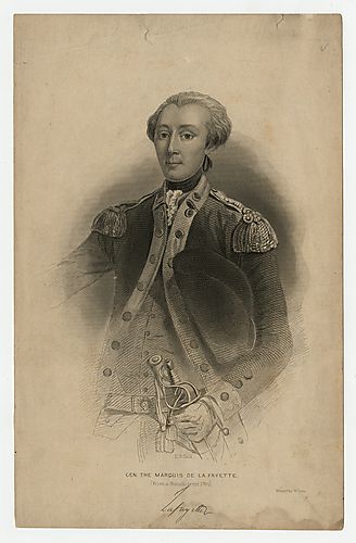 Gen. The Marquis De La Fayette