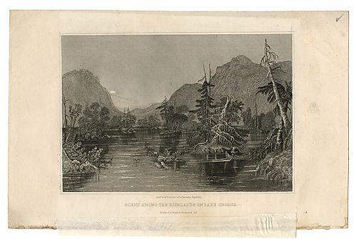 Scene among the highlands on Lake George