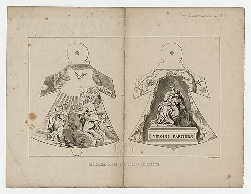 Reliquaire donne aux Hurons de Lorette