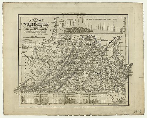 New Map of Virginia