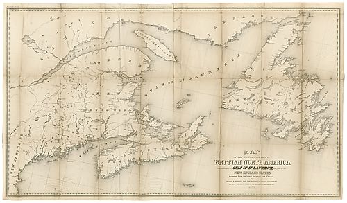 Map of the eastern portion of British …