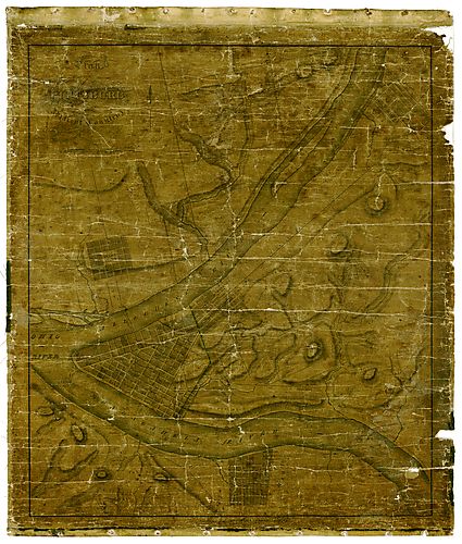 Plan of Pittsburg and adjacent country