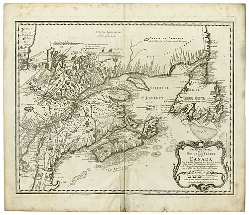 Partie orientale de la Nouvelle France