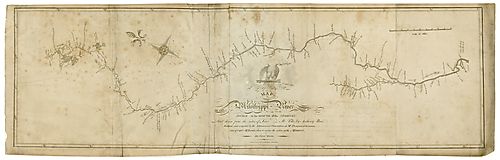 Map of the Mississippi River from its source …