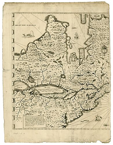 Carte de la Nouvelle France - Sheet 1 of 2