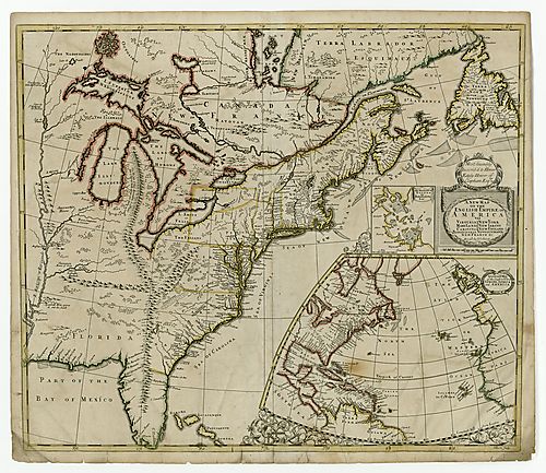 New map of the English empire in America