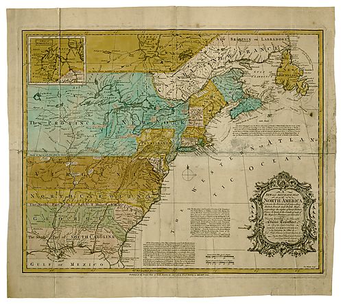 New and accurate map of North America