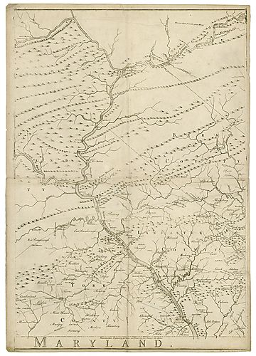 Map of the province of Pennsylvania - sheet 2 of 3