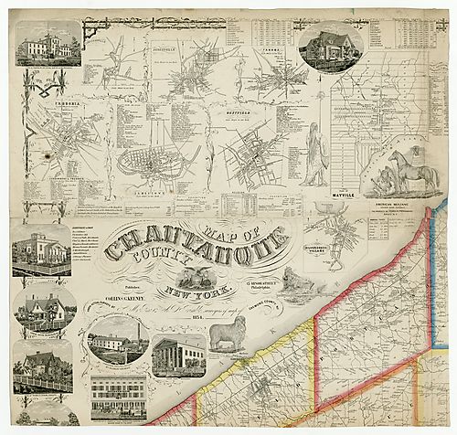 Map of Chautauque County, New York - sht. 1 of 4