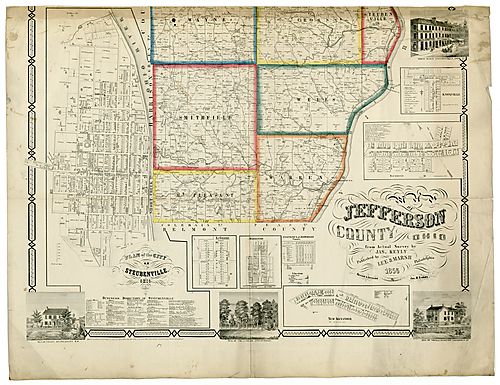 Map of Jefferson County, Ohio - Sheet 2 of 2