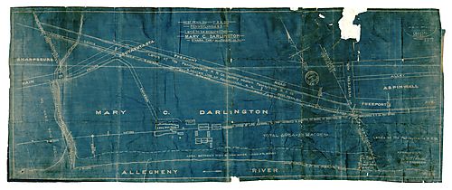Land to be acquired from Mary C. Darlington