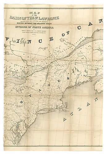 Map of the basin of the St. Lawrence - Sht. 2 of 3