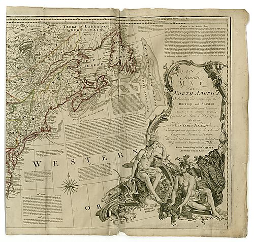 Accurate map of North America - Sheet 1 of 4