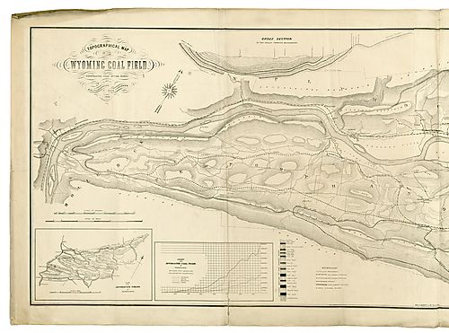 Topographical map of the Wyoming Coal … Sh. 1 of 2