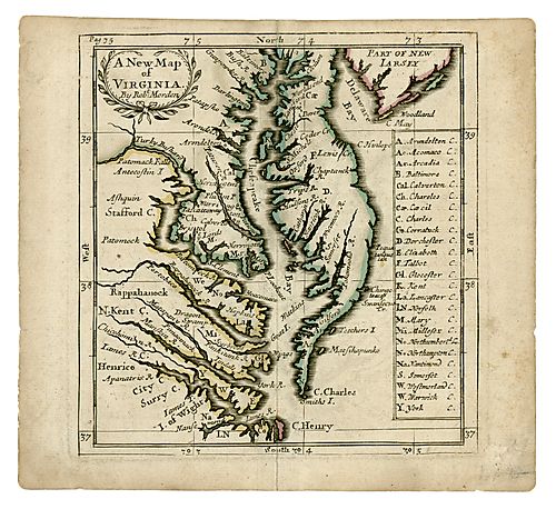 New map of Virginia