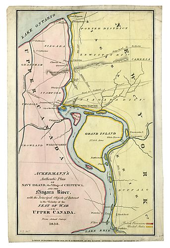 Ackermann's authentic plan of Navy Island
