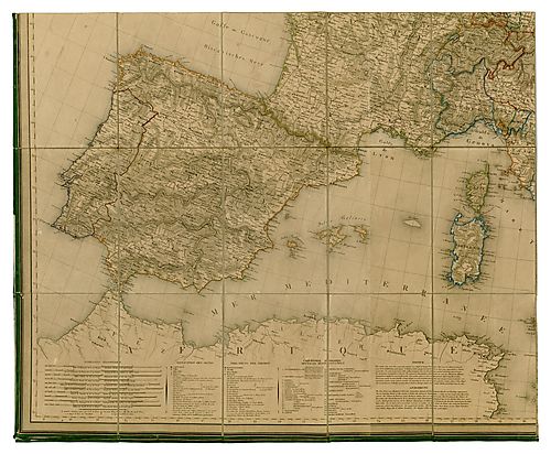 Carte gene´rale et itine´raire de L'Europe - Sh. 3