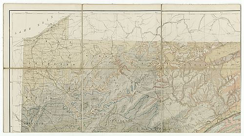 Geological map of Pennsylvania - Sheet 3 of 4