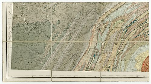 Geological map of Pennsylvania - Sheet 4 of 4