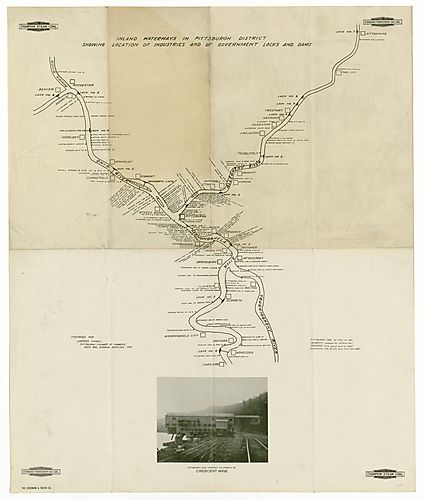 Inland waterways in Pittsburgh district