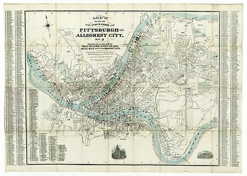 Lee's map of the industries of Pittsburgh, no. 2