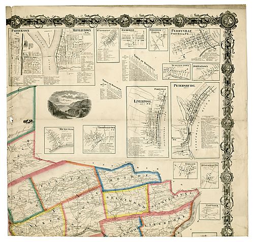 Map of the counties of Perry, Juniata … Sh. 3 of 4