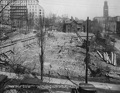Construction of the Falk Clinic