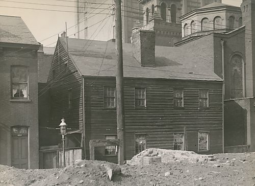House on Spring Street, rear