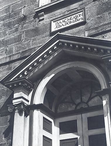 Isaac Meason House, entrance