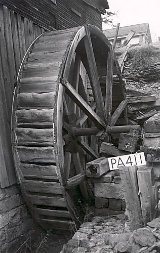 Milligan's Mill, water wheel