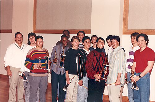 The 1988 JCC Boys' Varsity Basketball Team