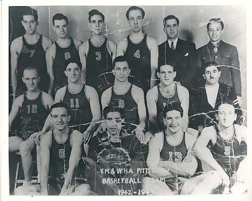 The 1942-43 YM&amp;WHA Boys' Basketball Team