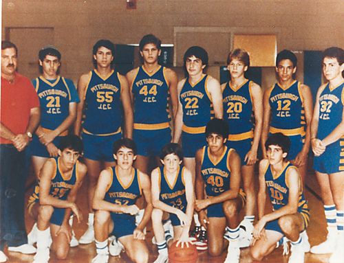 The 1985 JCC Boys' Maccabi Basketball Team 1985