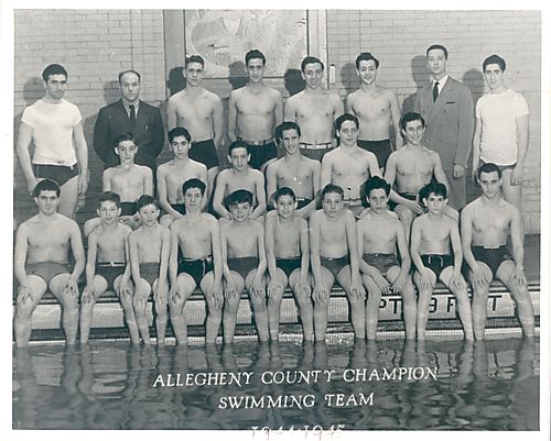 Allegheny County Champion Swimming Team
