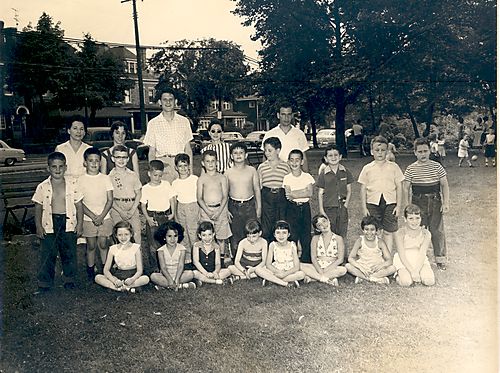 Campers in Frick Park