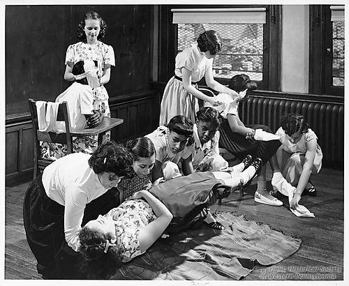 Physical Education (First Aid) Class at Fifth Avenue High School