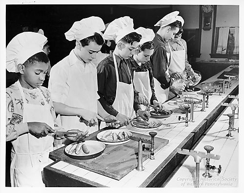 Home Economics Class at John Morrow School