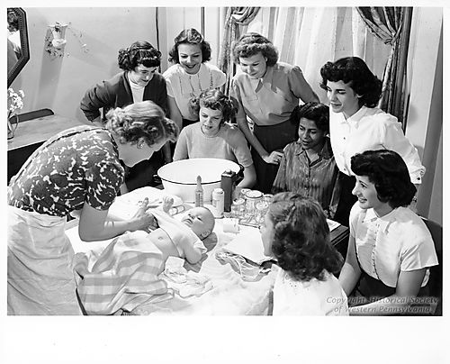 Child Care and Guidance Class at Allegheny High School