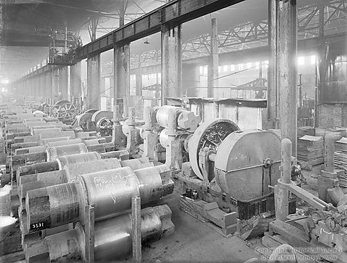 Rolls produced by the Mesta Machine Company